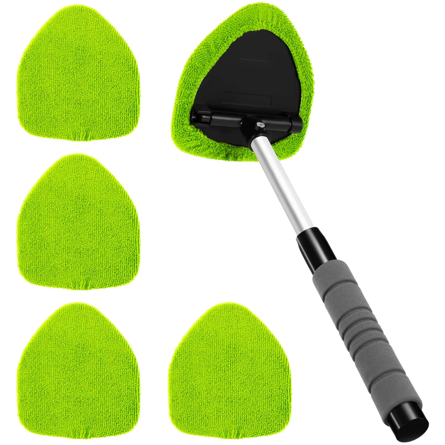 Car Windshield Cleaner with 18.5 Inch Adjustable Handle Strong Absorbent Car Window Cleaner with 180°Rotating Cleaning Head 11