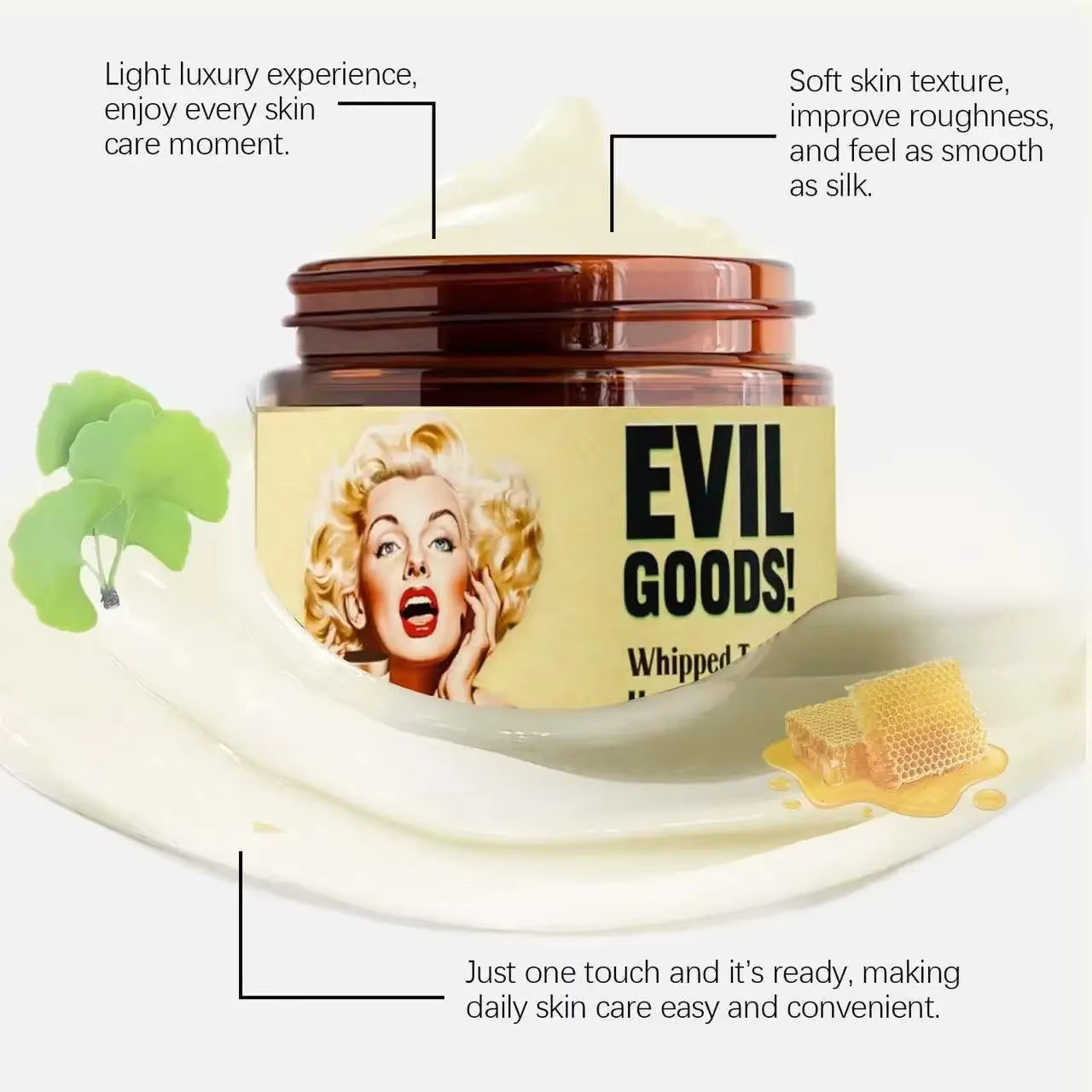 Nourish Your Skin with Our 100% Grass Fed Whipped Vanilla Beef Tallow Moisturizer - Anti-Aging, Brightening & Hydrating Cream for All Skin Types